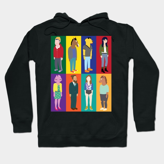 Bojack Horseman Hoodie by ehaverstick